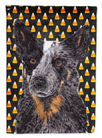 Australian Cattle Dog Candy Corn Halloween Portrait Flag Garden Size