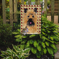 Cairn Terrier Fall Leaves Portrait Flag Garden Size