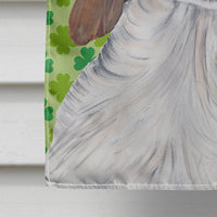 Welsh Springer Spaniel St. Patrick's Day Shamrock Flag Canvas House Size