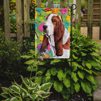Basset Hound Easter Eggtravaganza Flag Garden Size