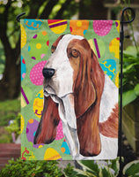 Basset Hound Easter Eggtravaganza Flag Garden Size