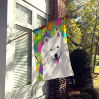 American Eskimo Easter Eggtravaganza Flag Canvas House Size