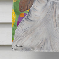 Welsh Springer Spaniel Easter Eggtravaganza Flag Canvas House Size