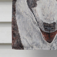 Bull Terrier USA American Flag Flag Canvas House Size
