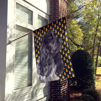 Cocker Spaniel Halloween Candy Corn Flag Canvas House Size
