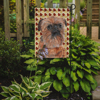 Brussels Griffon Fall Leaves Flag Garden Size