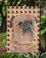 Brussels Griffon Fall Leaves Flag Garden Size