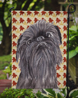 Brussels Griffon Fall Leaves Flag Garden Size
