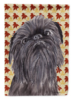 Brussels Griffon Fall Leaves Flag Garden Size