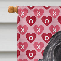 Cocker Spaniel Valentine's Love Flag Canvas House Size