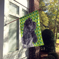 Cocker Spaniel St Patrick's Irish Flag Canvas House Size