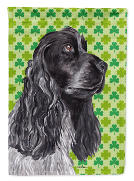 Cocker Spaniel St Patrick's Irish Flag Canvas House Size