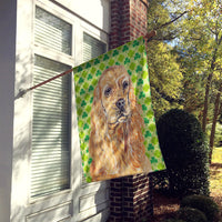 Cocker Spaniel St Patrick's Irish Flag Canvas House Size