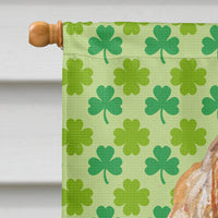 Cocker Spaniel St Patrick's Irish Flag Canvas House Size