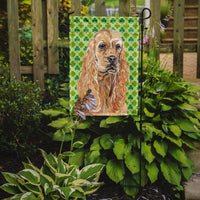Cocker Spaniel St Patrick's Irish Flag Garden Size