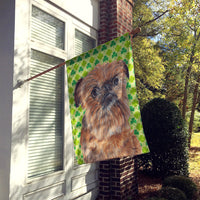 Brussels Griffon St Patrick's Irish Flag Canvas House Size