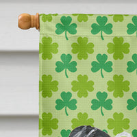 Chinese Crested St Patrick's Irish Flag Canvas House Size
