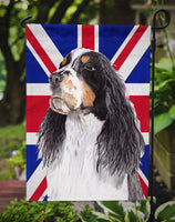 Welsh Springer Spaniel with English Union Jack British Flag Flag Garden Size SC9817GF