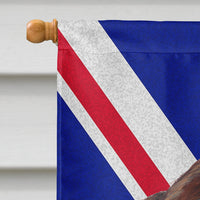 Springer Spaniel with English Union Jack British Flag Flag Canvas House Size SC9837CHF