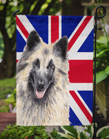 Belgian Tervuren with English Union Jack British Flag Flag Garden Size SC9849GF