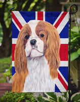 Cavalier Spaniel with English Union Jack British Flag Flag Garden Size SC9851GF