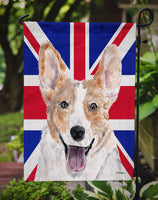 Cardigan Corgi with English Union Jack British Flag Flag Garden Size SC9891GF