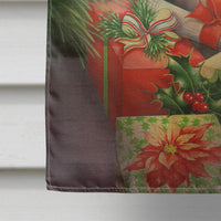 Cavalier Spaniels and Christmas Presents Flag Canvas House Size SDSQ0303CHF