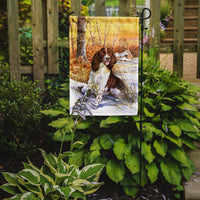 Springer Spaniel by Don Squires Flag Garden Size SDSQ0388GF