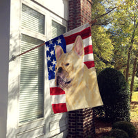 USA American Flag with French Bulldog Flag Canvas House Size
