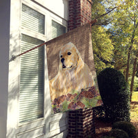 Cocker Spaniel Flag Canvas House Size