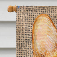 Corgi Flag Canvas House Size