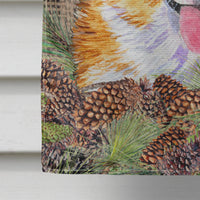 Corgi Flag Canvas House Size