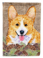 Corgi Flag Canvas House Size