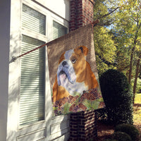 Bulldog English Flag Canvas House Size