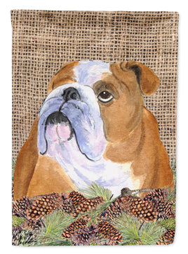 Bulldog English Flag Canvas House Size