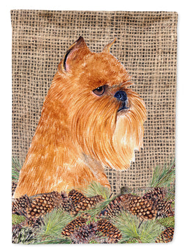 Brussels Griffon Flag Canvas House Size