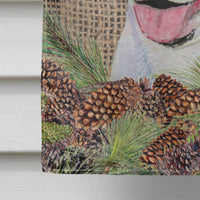 Bull Terrier Flag Canvas House Size