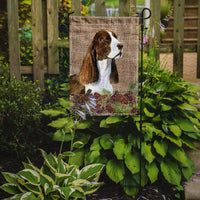 Springer Spaniel Flag Garden Size