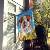 Bulldog English Flag Canvas House Size