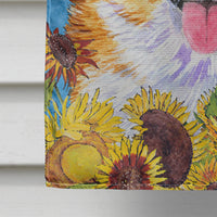 Corgi Flag Canvas House Size