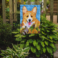 Corgi Flag Garden Size