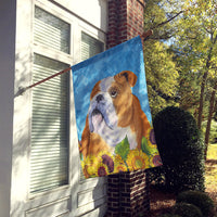 Bulldog English Flag Canvas House Size