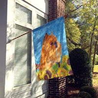 Brussels Griffon Flag Canvas House Size