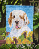 Clumber Spaniel Flag Garden Size