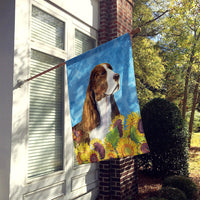 Springer Spaniel Flag Canvas House Size