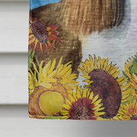 Springer Spaniel Flag Canvas House Size