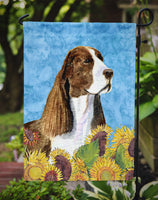 Springer Spaniel Flag Garden Size