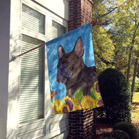 French Bulldog Flag Canvas House Size