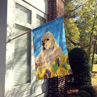 Cocker Spaniel Flag Canvas House Size