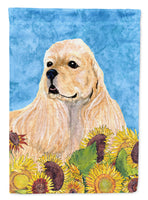 Cocker Spaniel Flag Canvas House Size